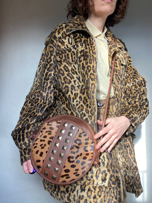 Borsa rounded cavallino