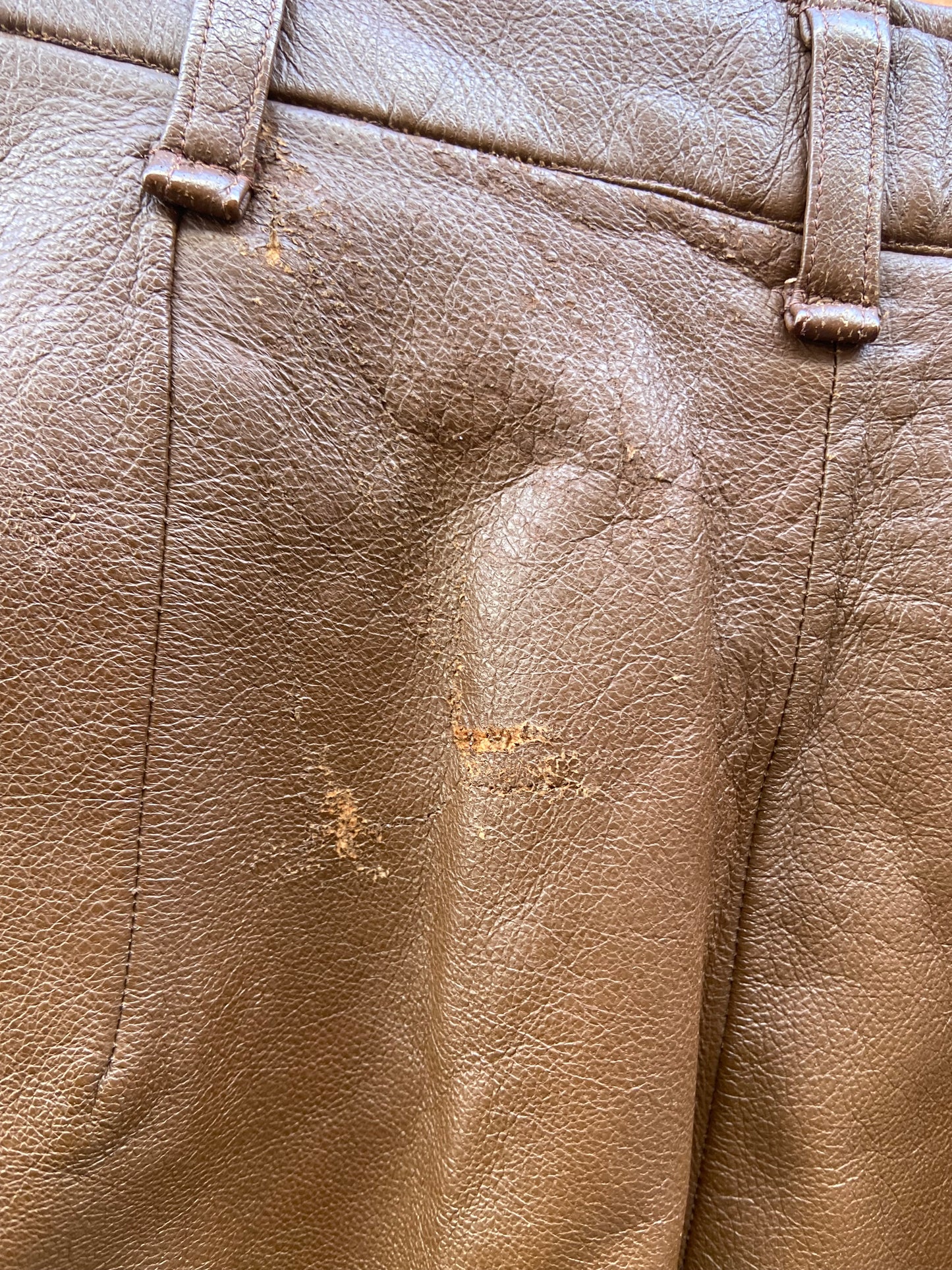 Pantalone in pelle
