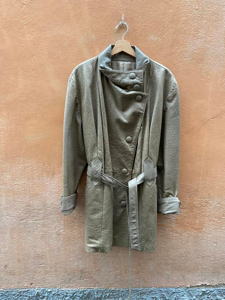 Trench in pelle
