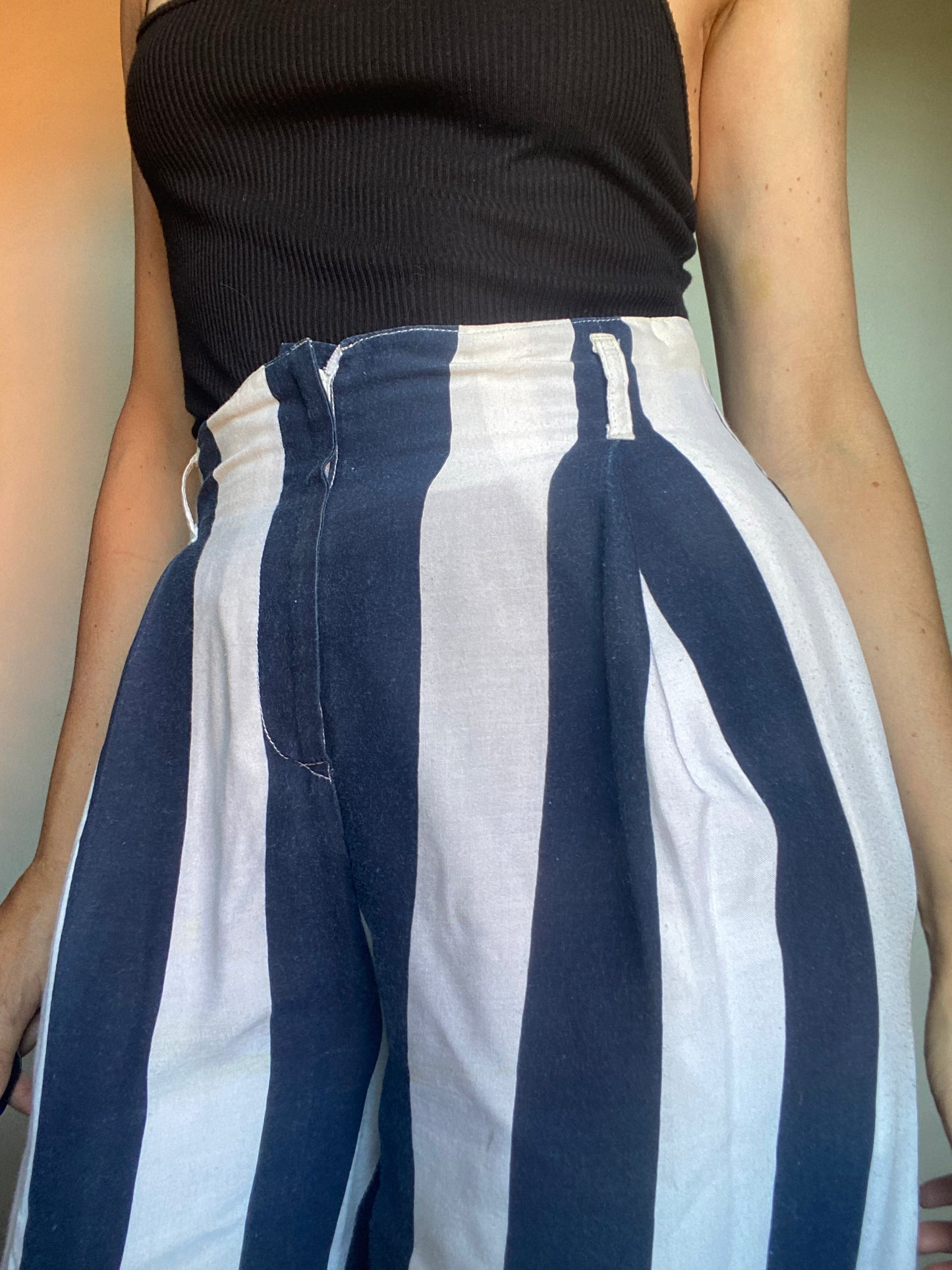 pantalone righe vintage